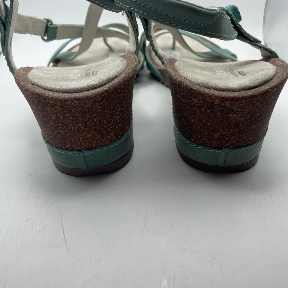 Merrell Teal Strappy Wedge Sandals - Picture 6 of 9